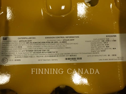 Cat 972M XE, Wheel Loader, 10 hours, S/N: L9S00248, 2018 - Image 6