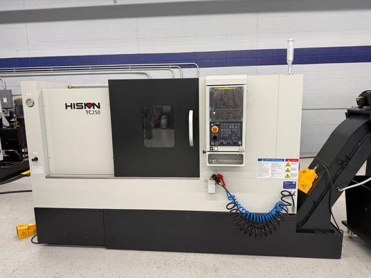 Hision #TC250x560, horizontal lathe, Fanuc 0iTF Plus, 24.4" swing, 10" hollow chuck & cyllinder, new, 2024 - Image 2