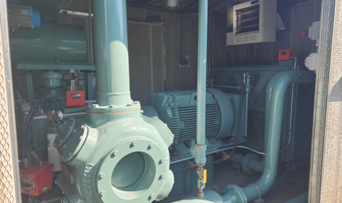 Ariel #JGP/2 gas compressor package, 150 psi, 125 HP, electric motor, enclosed - Image 2