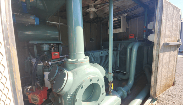 Ariel #JGP/2 gas compressor package, 150 psi, 125 HP, electric motor, enclosed - Image 3