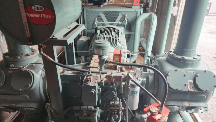Ariel #JGP/2 gas compressor package, 150 psi, 125 HP, electric motor, enclosed - Image 6
