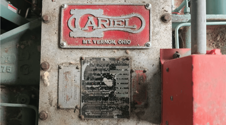 Ariel #JGP/2 gas compressor package, 150 psi, 125 HP, electric motor, enclosed - Image 9