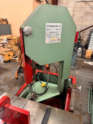 10" x 12" Er Maier #KM1012, Roll-In Vertical Bandsaw, 18" x 30" table, 10'-2" saw blade length x 3/4" blade - Image 4