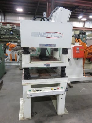 15 Ton, Neff #H15-20M, 4-post hydraulic press, 8" stroke, 12" daylight, 3000 psi, 2002, #13484J - Image 1