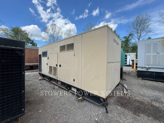 Caterpillar #3412C, diesel generator set, Tier 1, sound attenuated enclosure, PMG, 924 hours, 2002 - Image 1