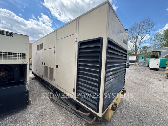 Caterpillar #3412C, diesel generator set, Tier 1, sound attenuated enclosure, PMG, 924 hours, 2002 - Image 2