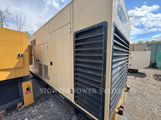 Caterpillar #3412C, diesel generator set, Tier 1, sound attenuated enclosure, PMG, 924 hours, 2002 - Image 3