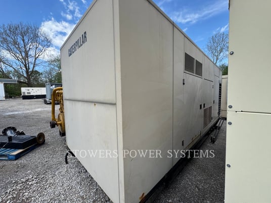 Caterpillar #3412C, diesel generator set, Tier 1, sound attenuated enclosure, weatherproof enclosure, 871 - Image 3