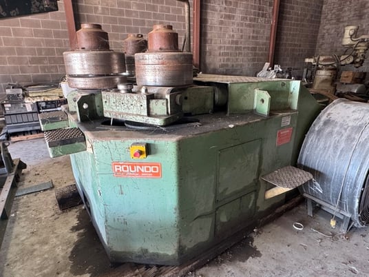 6" x 6" x 5/8" Roundo #R-6-S, angle roll, hydraulic, 18" roll diameter, 20 HP, 23 FPM, 1988 - Image 2