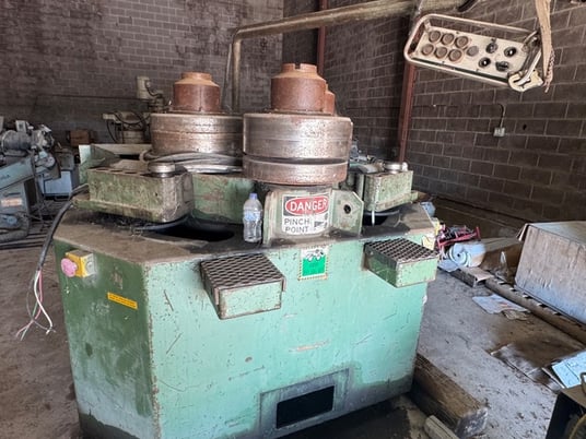 6" x 6" x 5/8" Roundo #R-6-S, angle roll, hydraulic, 18" roll diameter, 20 HP, 23 FPM, 1988 - Image 3