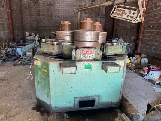 6" x 6" x 5/8" Roundo #R-6-S, angle roll, hydraulic, 18" roll diameter, 20 HP, 23 FPM, 1988 - Image 4