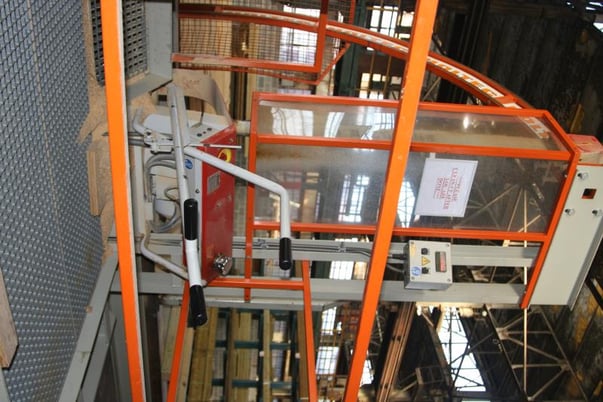 Holtec #Transcut-II-Station, package saw, 404" chain saw, automatic chain tensioner, 2002 - Image 3