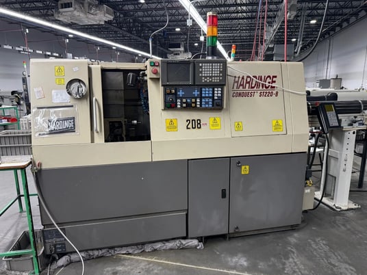 Hardinge #Conquest-ST220-B, Swiss Type Automatic Screw, 2.04" X, 8.26" Z, 3/4" bar diameter, 6 HP, 8,000 RPM - Image 1
