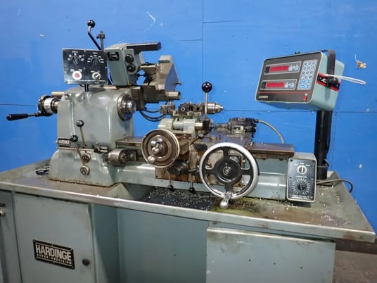 Hardinge #HC, turret lathe, 1" bore, 1.5 HP, Acu-Rite III digital read out, 208 V. - Image 2