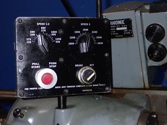 Hardinge #HC, turret lathe, 1" bore, 1.5 HP, Acu-Rite III digital read out, 208 V. - Image 6