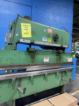 25 Ton, Chicago #285, Press Brake, 96" opening, 7.5 HP, 240 V. - Image 3