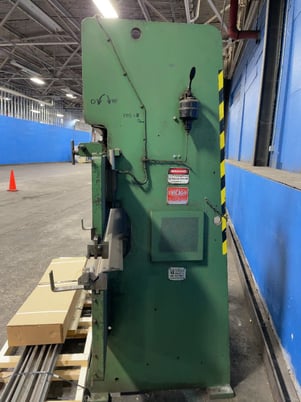 25 Ton, Chicago #285, Press Brake, 96" opening, 7.5 HP, 240 V. - Image 6