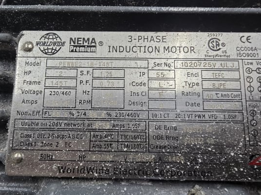 Sweed #513-AH, scrap chopper, 1 rotating knife, 17" x 14.5" discharge opening, 50" clearance, 7.75" W, 3-1/4" - Image 10