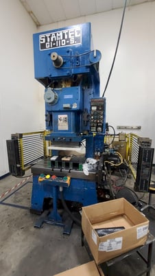 121 Ton, Stamtec #G1-110-S, Gap Frame Press, 7.09" stroke, 13.78" shut height, 3.15" ram adjustment, 30-60 - Image 2