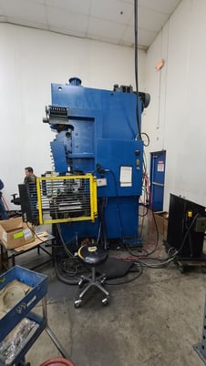 121 Ton, Stamtec #G1-110-S, Gap Frame Press, 7.09" stroke, 13.78" shut height, 3.15" ram adjustment, 30-60 - Image 9
