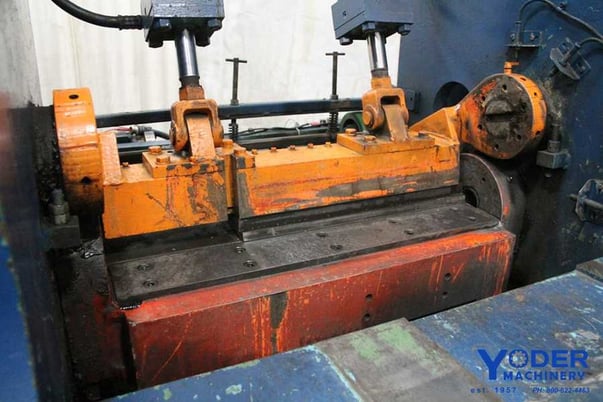 Bradbury, wing bender, 28" width, 15 HP, hydraulic clamp & bending, #65256 - Image 4