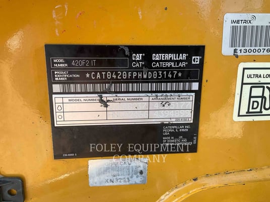 Cat 420F2IT, Backhoe Loader, 3055 hours, S/N: HWD03147, 2018 - Image 5