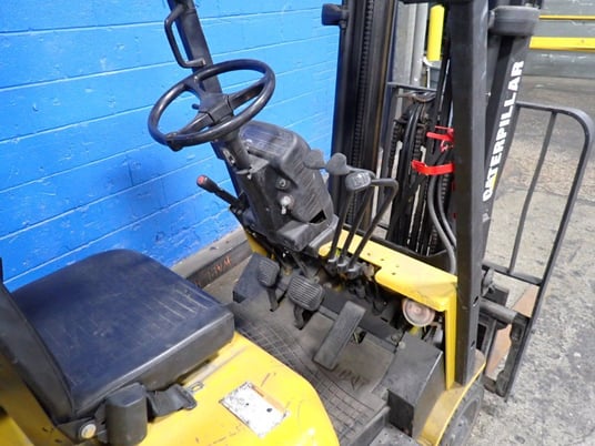 2,000 lb. Mitsubishi Caterpillar #FGC18K, Propane Forklift, 42" forks, AS IS - Image 8