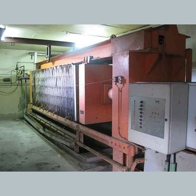 47" x 47" Welders #OMF-1200, Membrane Filter Press, 64 plates, 1,000 sq.ft. - Image 1
