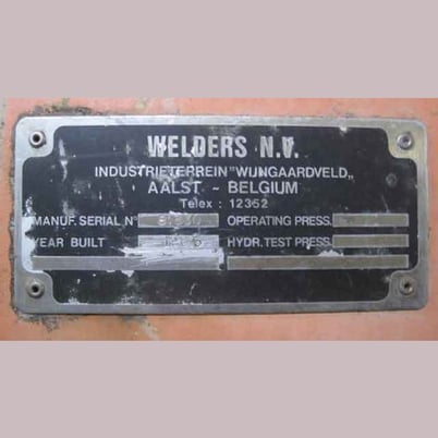 47" x 47" Welders #OMF-1200, Membrane Filter Press, 64 plates, 1,000 sq.ft. - Image 4