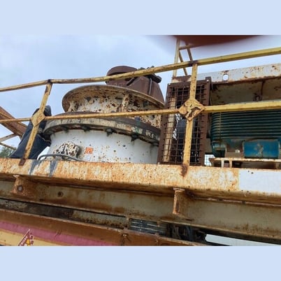 Svedala #H6000, Cone Crusher on Elrus Chassis, 4.1in-4.75in max feed, 2001 - Image 2
