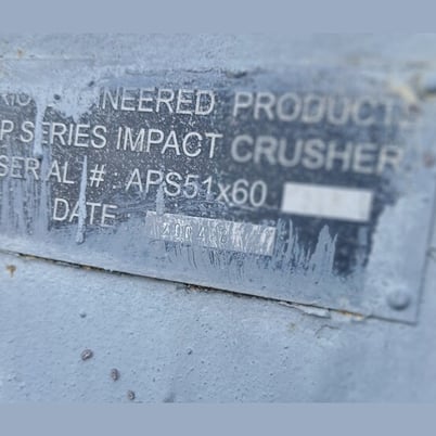 Trio Engineered Products #APS-5160, Impact Crusher, 51in x 60in rotor, 225-315 STPH, 2004 - Image 6