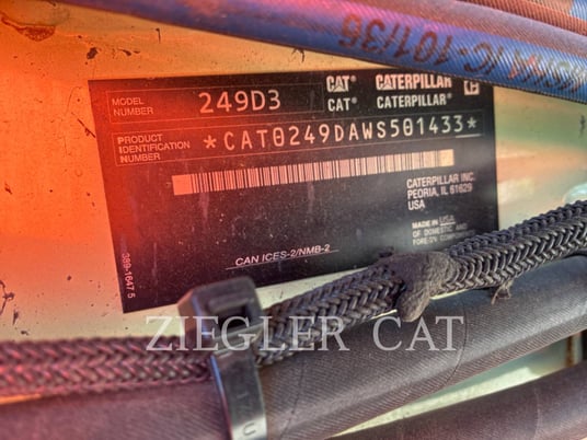 Caterpillar 249D3, 1168 hours, S/N: WS501433, 2022 - Image 6