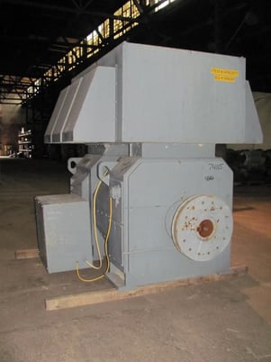 1250 HP 600 RPM General Electric, Frame 4686, DPFVBB, 500 VA, 300/150 VF - Image 1