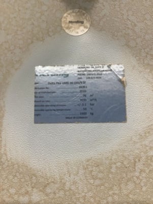 4138 cfm, Heramg #DELTA-FLEX-1500-16, dust collector, 460 V., 2010 - Image 3