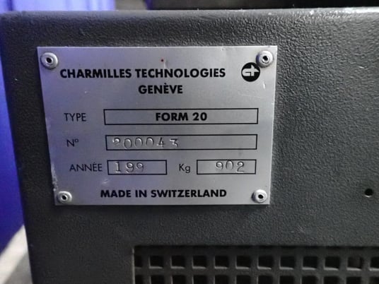 Charmilles Technologies #FORM-20, CNC Electrical Discharge Machine, 3 KVA, 208 V., 1991 - Image 6