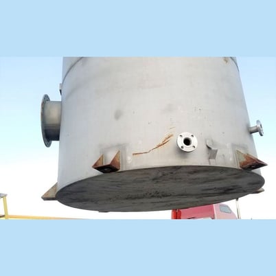 2,500 gallon Stainless Steel tank, 84" diameter x 108" tall, 3/16" thick - Image 4