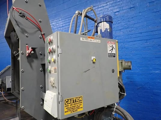 21" x 18" x 36" Dura-Blast #1.5BB-Air-Blast, Rotary Air Blast Cabinet, 7kW system, 1 HP blast wheel, dust - Image 3