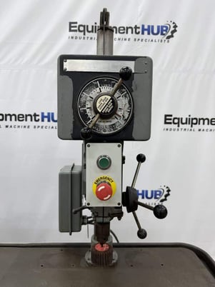 Delta, 4 head gang vari-speed drill press station, 95-3/8" x 23-1/2" table surface - Image 6