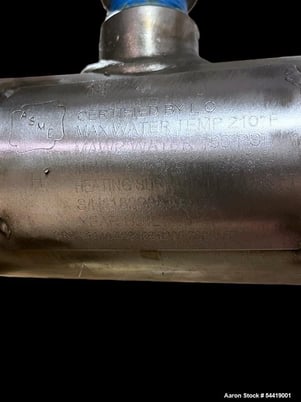 1MM BTUH Lochinvar #FBN1001, Natural gas boiler, 114.7 sq.ft. surface, 160 psi, 2018 - Image 6