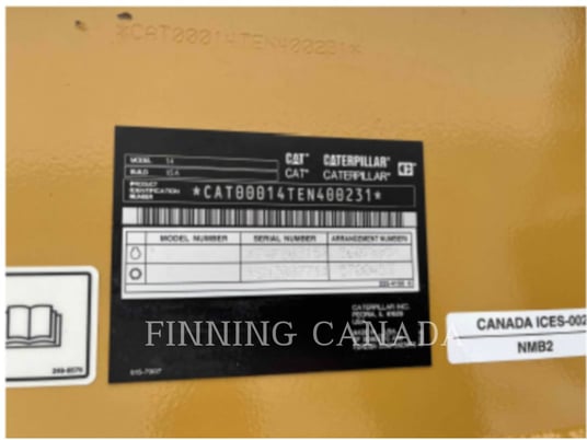 Caterpillar 14-15, Motor Grader, 3375 hours, S/N: EN400231, 2022 - Image 6