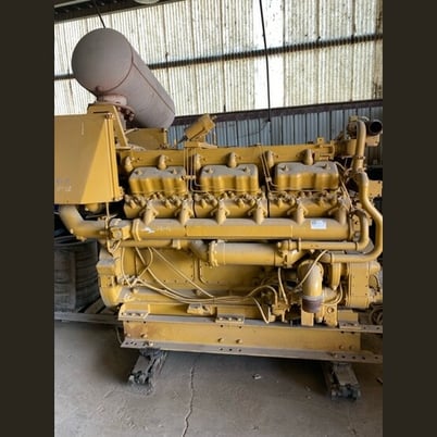 Caterpillar #D398, Diesel Engine, Twin Turbocharged, w/Radiator - Image 4