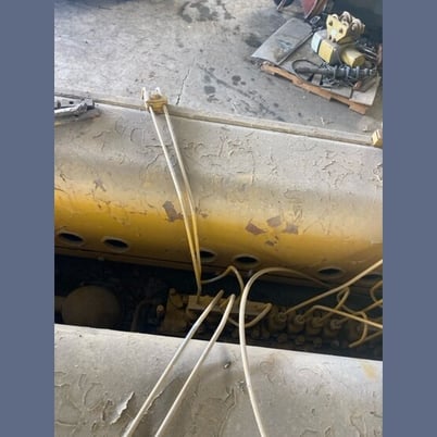 Caterpillar #D398, Diesel Engine, Twin Turbocharged, w/Radiator - Image 7