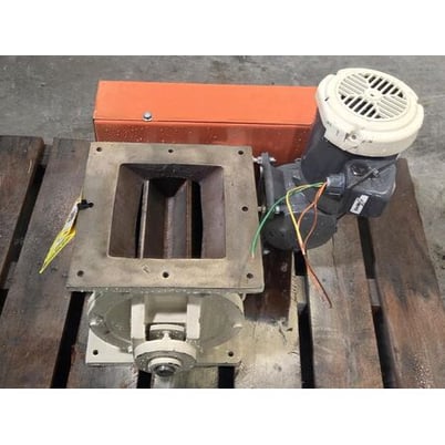 8" x 8" Horizon Systems, Carbon Steel square rotary airlock valve, - Image 2
