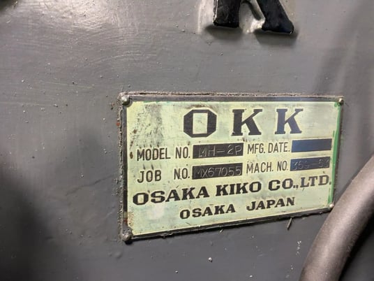 Osaka Kiko #MH-2, Vertical Mill, 52" x 12" tbl, Anilam Controls, 230/460 V. - Image 5