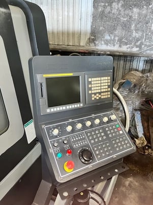 Ganesh #ASL-15L, CNC lathe, long bed, Fanuc 0iTD, 3-jaw 15" power chuck, 4.1" bar, 2014 - Image 6
