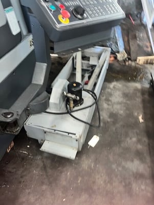 Ganesh #ASL-15L, CNC lathe, long bed, Fanuc 0iTD, 3-jaw 15" power chuck, 4.1" bar, 2014 - Image 7
