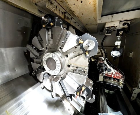 Okuma #Genos-L400E, CNC Lathe, 20.4" swing, 15.35" turning diameter, 43.3" centers, 8.66" X, 45.3" Z, 10" - Image 5