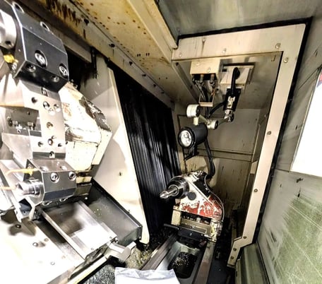 Okuma #Genos-L400E, CNC Lathe, 20.4" swing, 15.35" turning diameter, 43.3" centers, 8.66" X, 45.3" Z, 10" - Image 7
