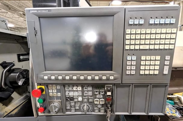 Okuma #Genos-L400E, CNC Lathe, 20.4" swing, 15.35" turning diameter, 43.3" centers, 8.66" X, 45.3" Z, 10" - Image 8