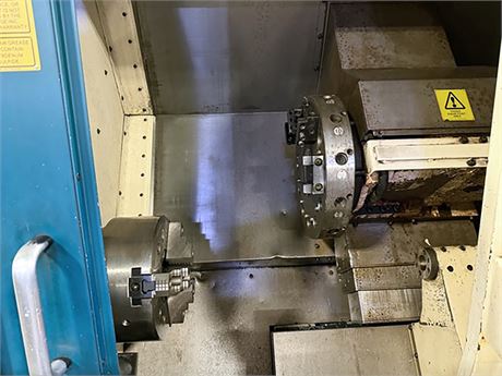 Hardinge #Talent-8/52, CNC lathe, 18" SOCS, 3-jaw chuck, 2" bar, 11.1" dia., 15" lgth, A2-6, 12 turret, 15 - Image 3